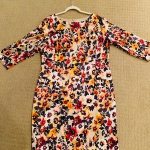 St. John Silk Stretch Dress Size 16 NWT